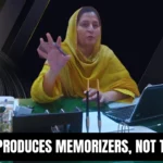 Discussion on the need for Pakistan education reform with Dr. Bushra Noreen of the Government College University of Faisalabad.