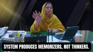 Discussion on the need for Pakistan education reform with Dr. Bushra Noreen of the Government College University of Faisalabad.