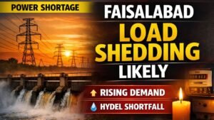 Faisalabad load shedding likely