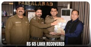 Faisalabad police returns Rs 6.5 million recovered property to owners