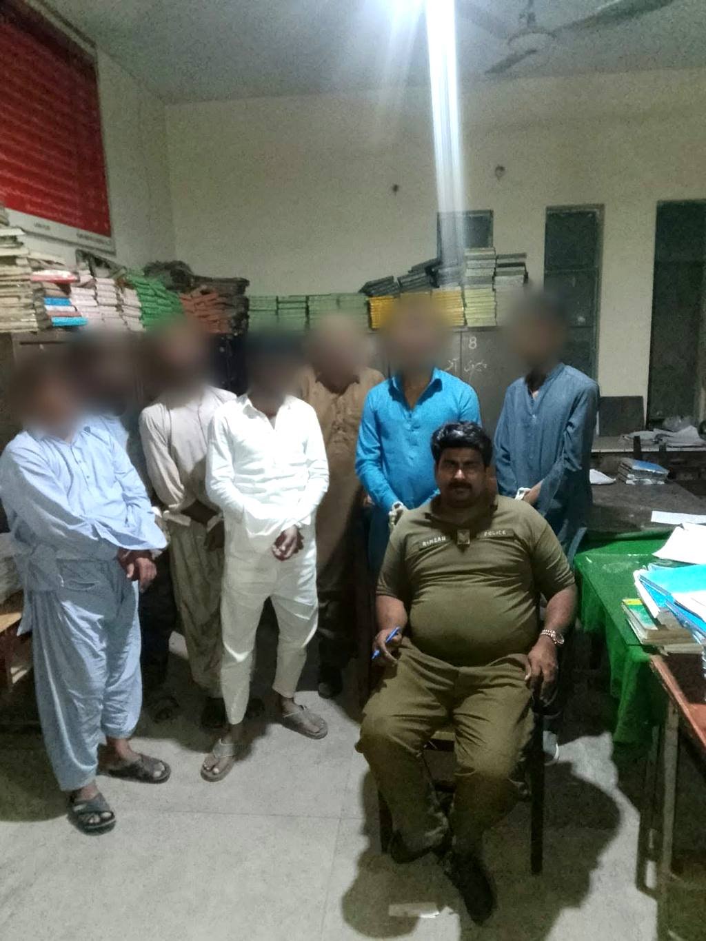 Faisalabad police arrests - seven men arrested for gambling