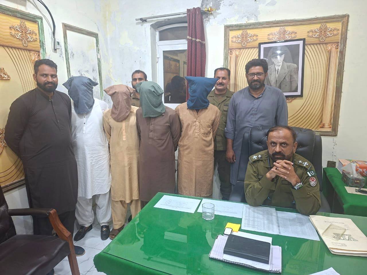 Faisalabad police arrests - four-member theft gang arrested