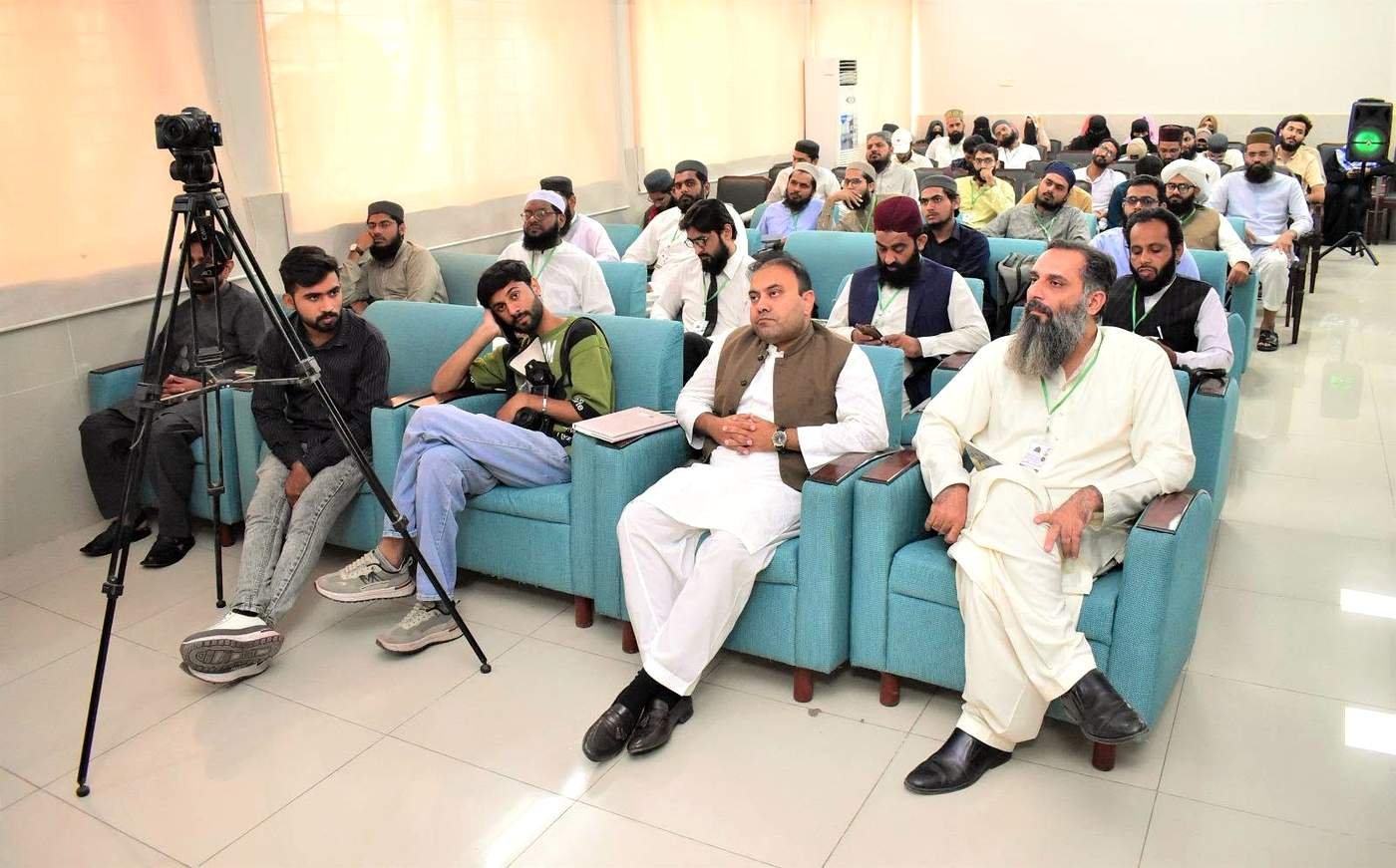 Audience attending the Seerah writing workshop at GCUF Faisalabad