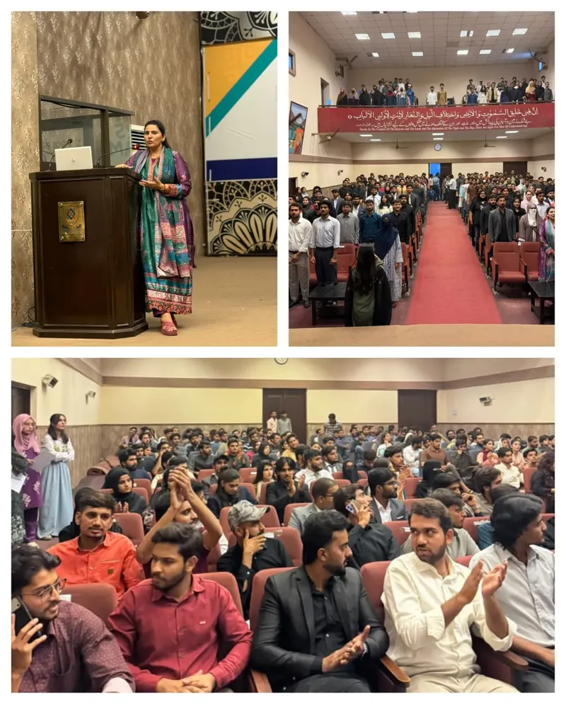 NTU oath taking ceremony audience in Faisalabad NTU oath taking ceremony audience in Faisalabad
