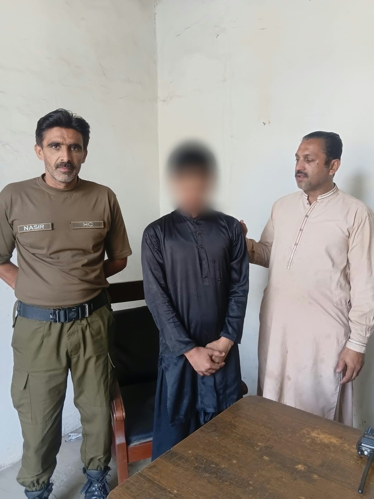 Police action in the missing teenage boy recovery in Peoples Colony