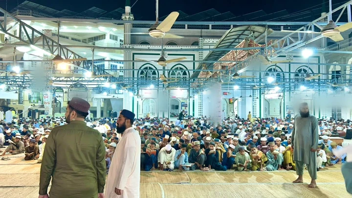Participants gather at training convention inside Jamia Madrasa Darul Quran. Participants gather at training convention inside Jamia Madrasa Darul Quran.