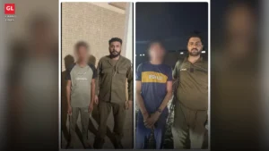 Two men arrested in Faisalabad for filming a TikTok video with a police mobile van