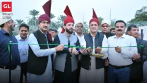 Officials launch the UAF wheat campaign in Faisalabad as 32,000 students are mobilised for the 10-day drive across Punjab.