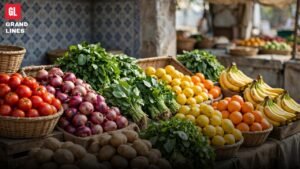 Vegetable prices Faisalabad today - fresh sabzi and phal market stalls